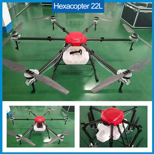 D6-22 Hexacopter (6-Axis) Plant Protection Agricultural Drone 22L